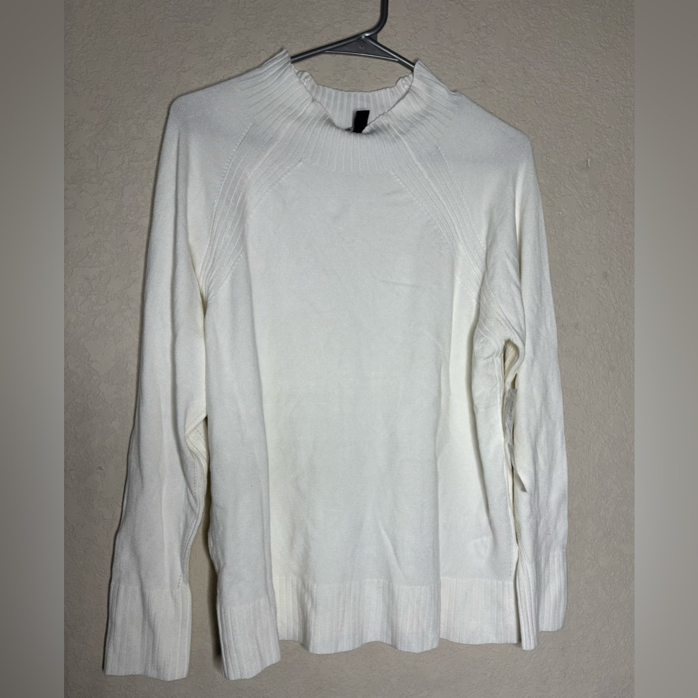 Tribal White Knit Sweater